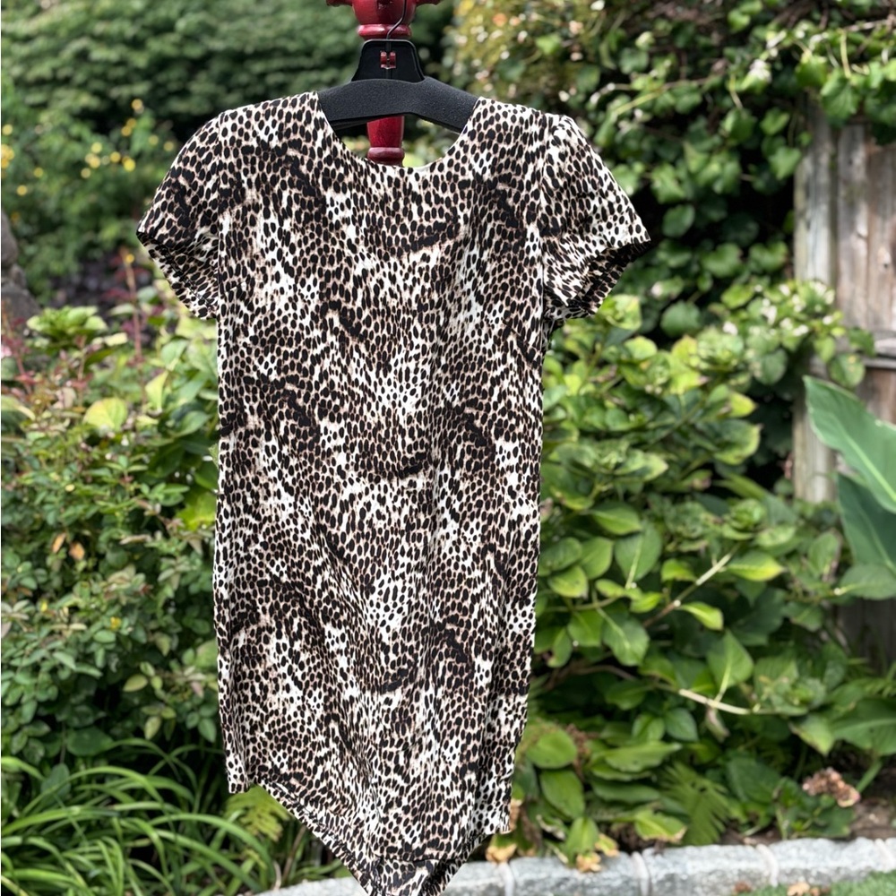 Rachel Zoe Black and Cream Mini Dress